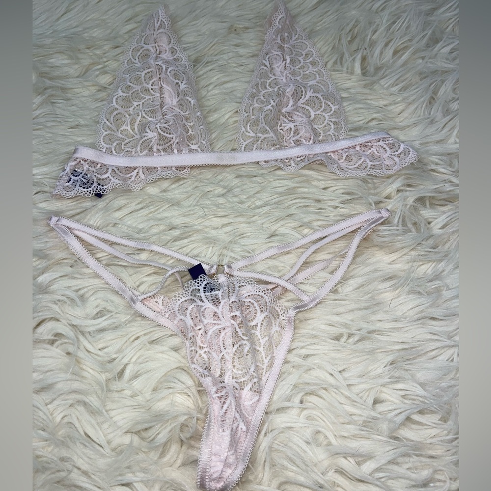 Journelle • ‘Karina’ Bralette+Thong Set • Slipper • M - Picture 9 of 12